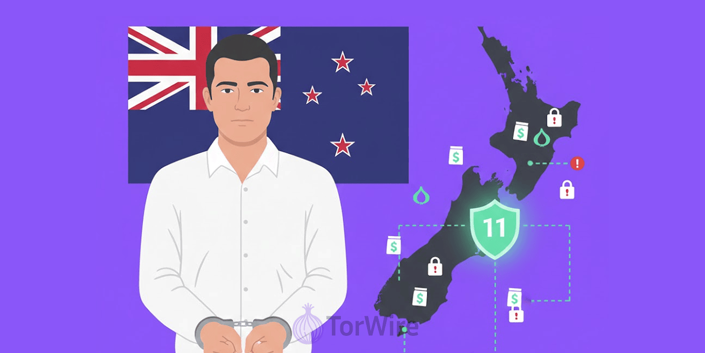New Zealand Police Arrest 11 in Major Dark Web Drug Syndicate Raid