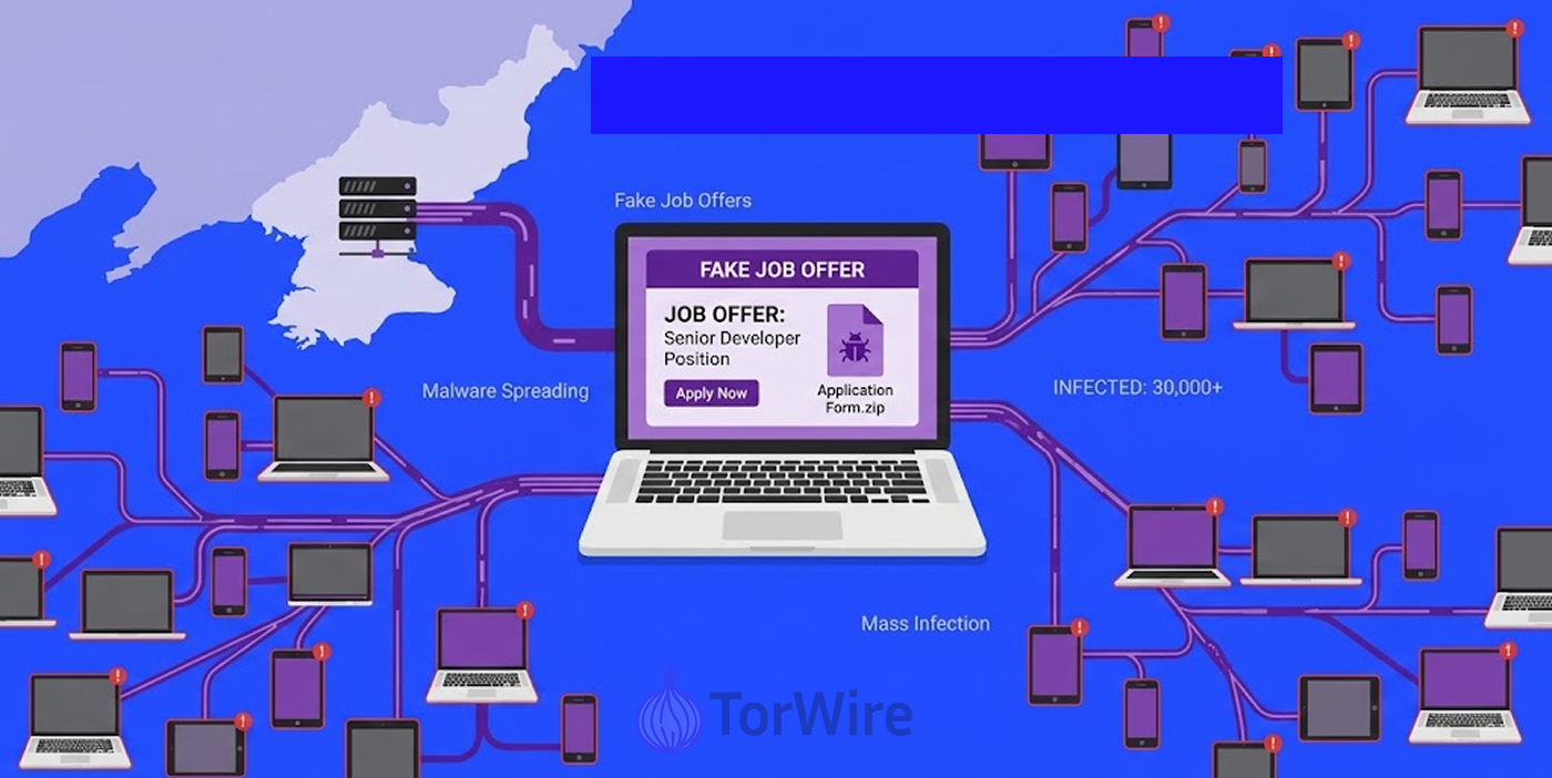 North Korean Hackers Infect 30,000 Devices Through Fake Job Offers, Authorities Warn