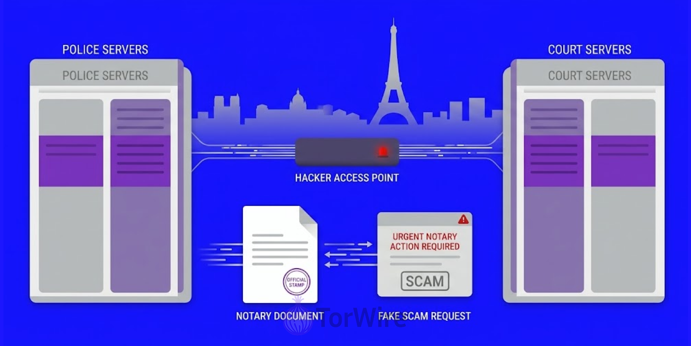 Paris Man Accused of Hacking Police and Court Systems to Defraud Notaries